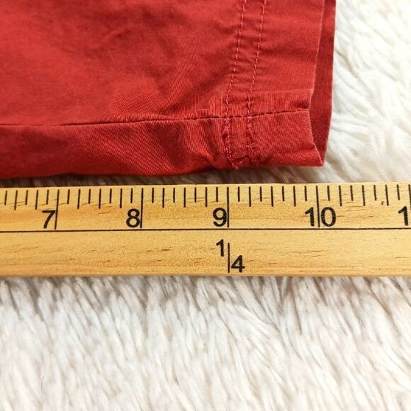 Columbia NWOT Lightweight Cotton Bermuda Shorts Men's 40W. Red 4 Pockets........ - Picture 11 of 11